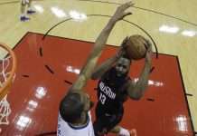 Durant anotó 37 y Warriors vencen a los Rockets