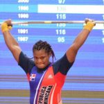 Crismery Santana obtuvo la medalla de Oro en pesas de envión en los Juegos de Barranquilla 2018