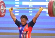 Crismery Santana obtuvo la medalla de Oro en pesas de envión en los Juegos de Barranquilla 2018
