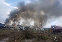 VIDEO: El instante de la caída del avión de Aeroméxico, grabado por un pasajero