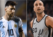 Messi rinde su particular homenaje a Ginobili