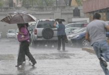 Meteorología prevé aguaceros dispersos y tronadas en varios puntos del país