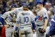 Dodgers superaron a los Brewers en Miller Park para ganar la NLCS.