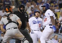 Yasiel Puig protagoniza trifulca en la derrota de los Dodgers