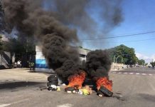 Se registraron protestas apoyando el paro de hoy