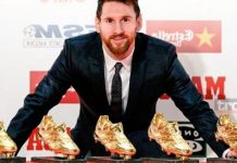 Lionel Messi recibió su quinta Bota de Oro y superó a Cristiano Ronaldo