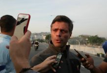 Fue liberado de arresto domiciliario el líder opositor venezolano Leopoldo López