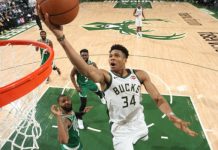 Bucks castigan a Celtics y empatan la serie 1-1
