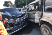 Andrés Bautista e hijo sufren accidente de tránsito en La Vega