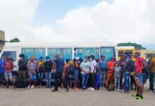 Detuvieron 74 haitianos y choferes que los transportaban en Azua