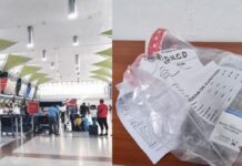 DNCD Apresa francesa con droga dentro de un pañal en aeropuerto Las Américas