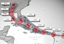 ONAMET: Tormenta Grace podría ganar fuerza cuando se acerque a costa sur de R. Dominicana