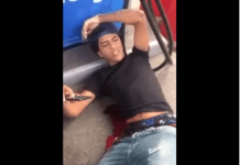 Un joven le da 8 tiros a otro en una bomba de gasolina