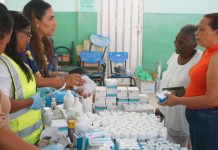 Fundación Cristiana, Minera Gold Quest y la Junta Distrital realizan operativo médico en Maguana Abajo