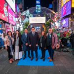 Time Square se llena de ccc con actividad del Ministerio Turismo
